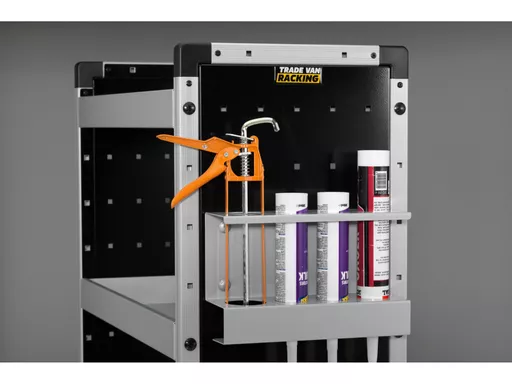 Sealant Gun & Tube Holder for Trade Van Racking Side Panel