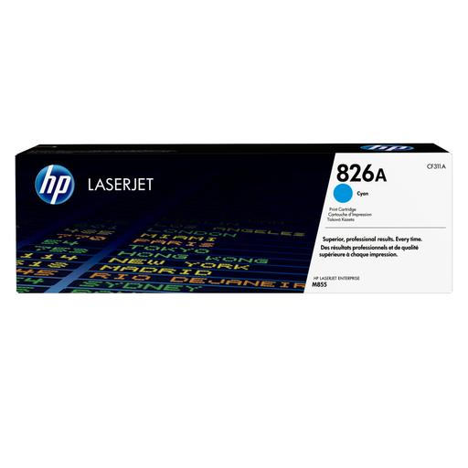 HP CF311A/826A Toner cyan, 31.5K pages/5% for HP Color LaserJet M 855