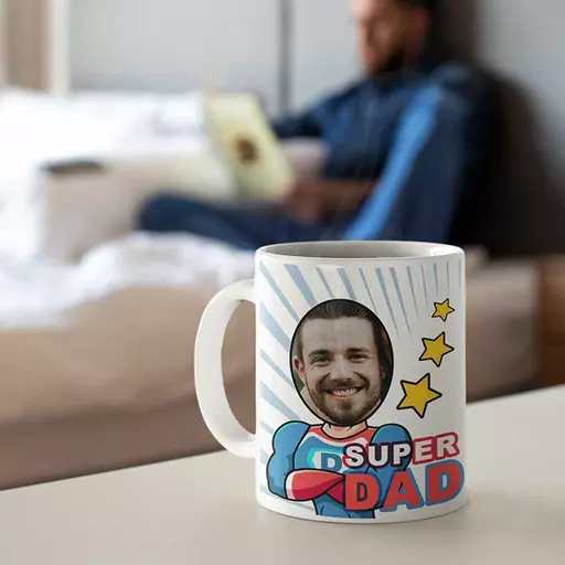 Personalised Super Dad Mug for Your Super Hero