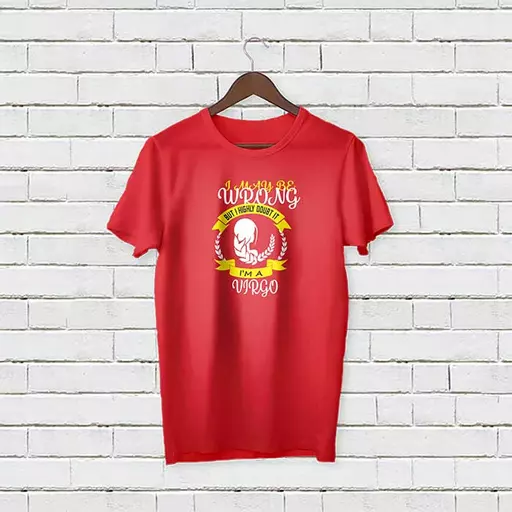Personalised 'I May be Wrong but I Highly Doubt It - I'm a Virgo' T-Shirt