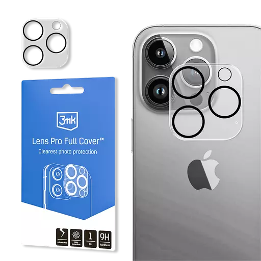 3mk - Lens Pro Full Cover - For iPhone 14 Pro / 14 Pro Max