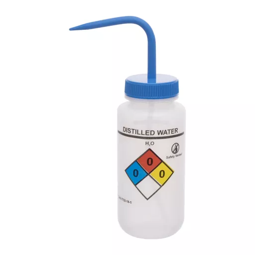 WASH BOTTLE ACETONE RED 500ML