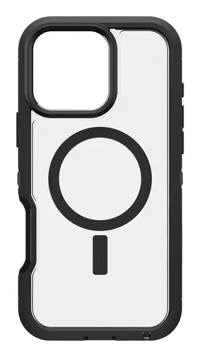 OtterBox Defender Series XT - Back cover for mobile phone - rugged - MagSafe compatibility - plastic - dark side (clear / black) - for Apple iPhone 16 Pro Max