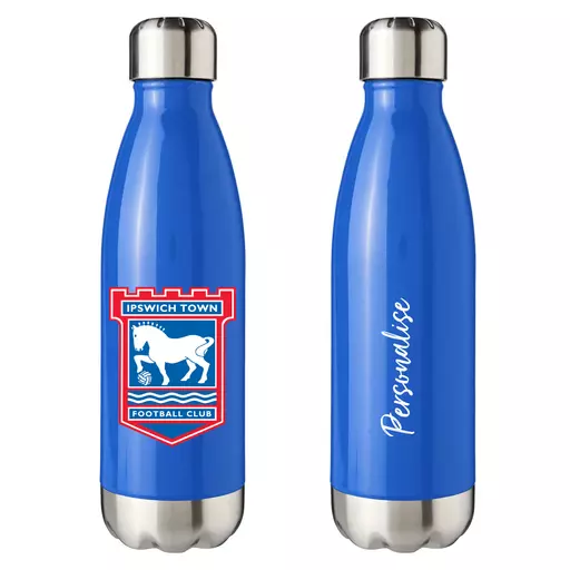 Ipswich Town FC Crest Blue Insulated Water Bottle