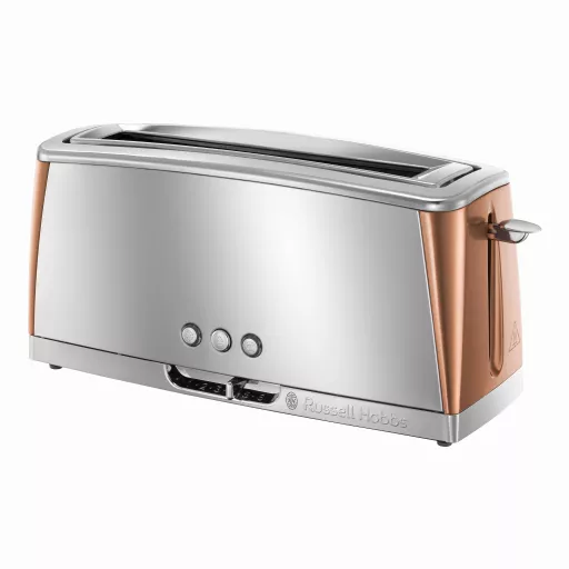 Russell Hobbs Luna Copper Toaster Long Slot