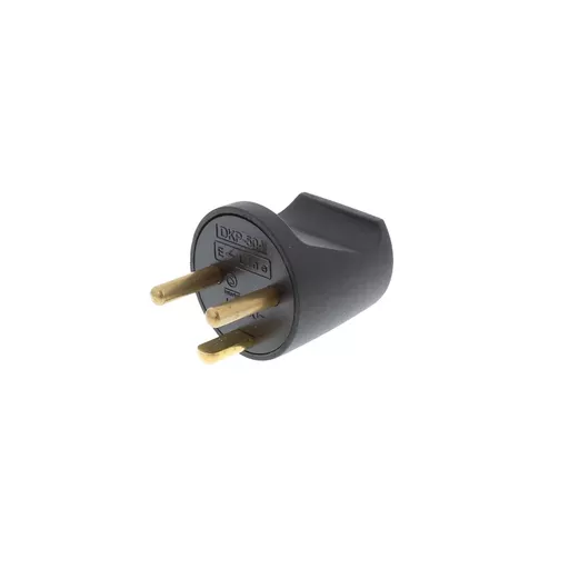 Danish Plug 16A w/ Earth Contact, Black