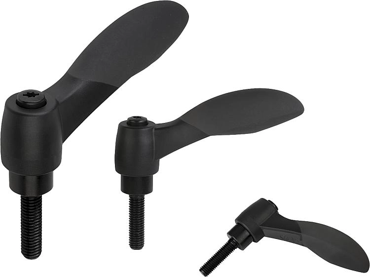 K0125 - Soft Touch Clamp Levers Thread M5-M10