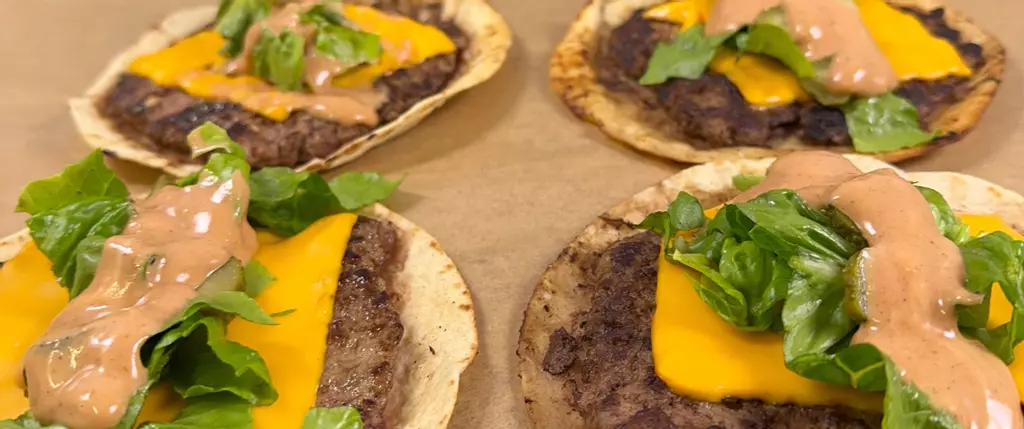 Smash Burger Tacos