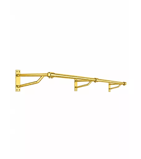 Wall Mounted Rail Set – 2000mm Gold Hanging Rail