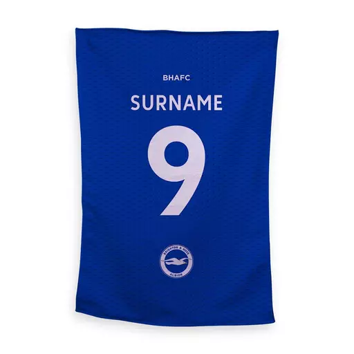 Brighton & Hove Albion Back of Shirt Tea Towel