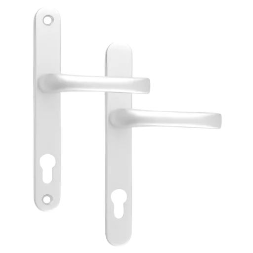 MILA Prolinea 92 Lever/Lever UPVC Furniture - 240mm Backplate