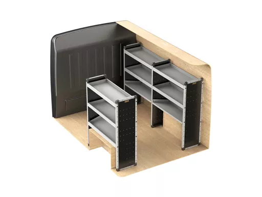 Full Trade Van Racking Kit Peugeot Boxer 2006 onwards SWB Low Roof.