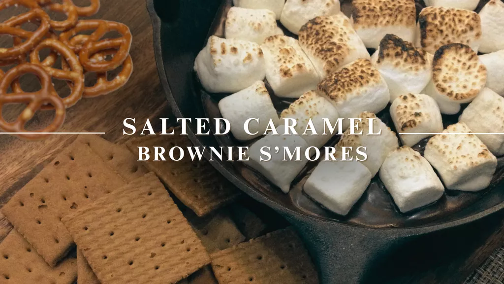 Salted Caramel Brownie S'mores