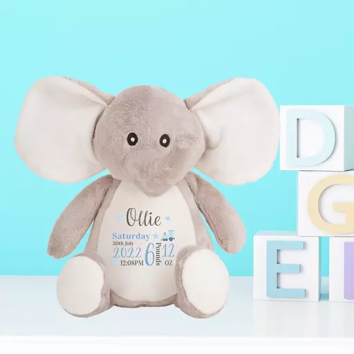 Elephant Baby Boy Plush Soft Toy