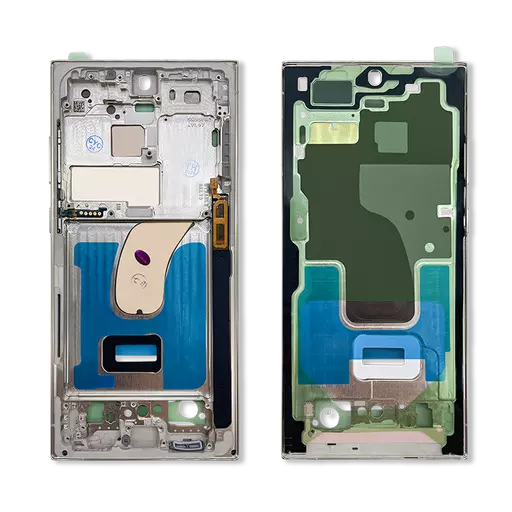 Mid Frame Assembly (REFRESH+) (Cream) - For Galaxy S23 Ultra (S918)