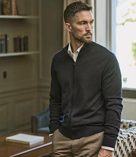 Tee Jays Knitted Full Zip Sweater