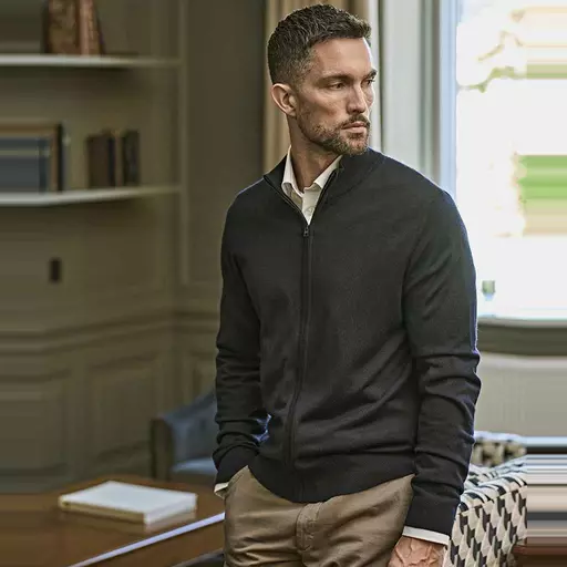 Tee Jays Knitted Full Zip Sweater