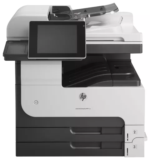 HP LaserJet Enterprise MFP M725dn, Black and white, Printer for Business, Print, copy, scan, 100-sheet ADF; Front-facing USB printing; Scan to email/PDF; Two-sided printing