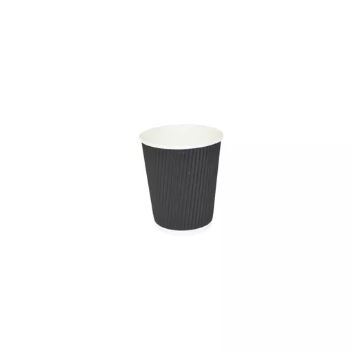 8oz Ripple Cup Black