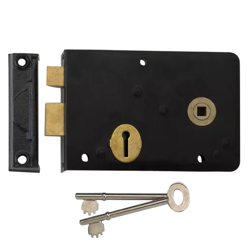 UNION 1439 3 Lever Double Handed Rimlock