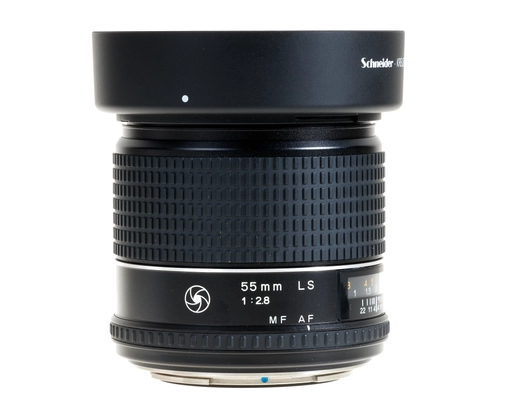 Used Schneider Kreuznach f2.8/55mm LS Silver Ring Lens