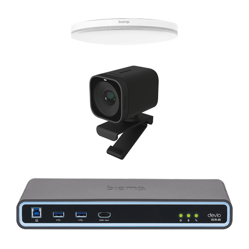 Biamp MRB-S-SCR20-CX Certified meeting room bundle for huddle spaces