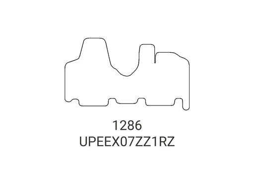 Peugeot Expert 2007-2016 Tailored Rubber Mats