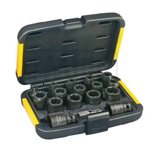 DeWALT DT7506 1/2in Impact Socket Set 17pc (6-27mm)