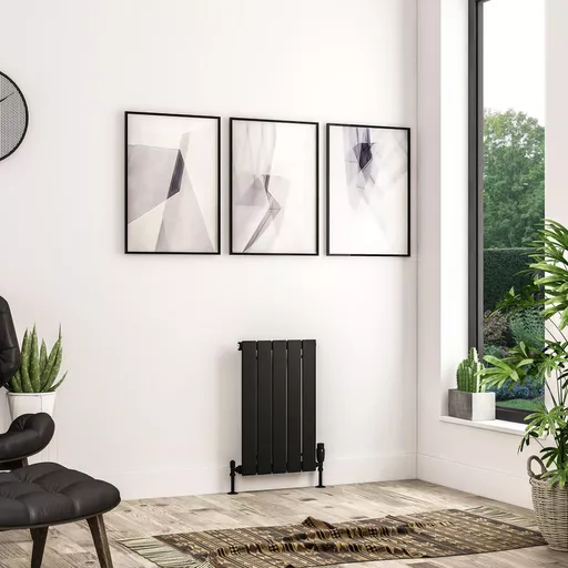 Addington II Radiator 600 x 374 Type10 Matt Black