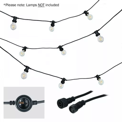 LEDJ ES Festoon 50m Length 1m Spacing