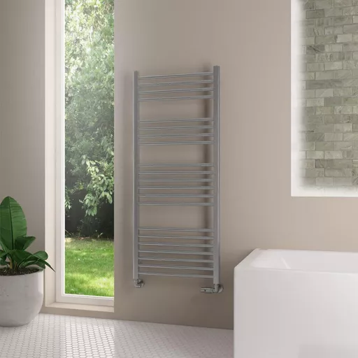 Wendover Straight Stainless Steel Multirail 1400 x 600 Brushed