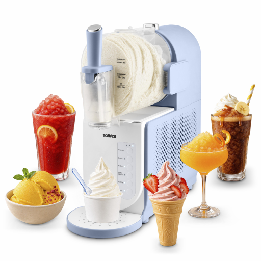 Tower Slush 'n' Whip Soft Serve & Frozen Drinks Maker Blue