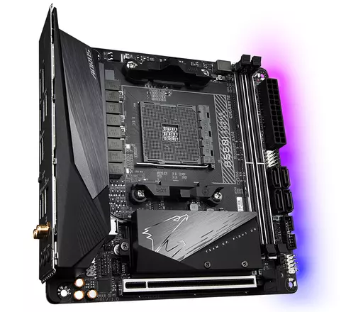 Gigabyte B550I AORUS PRO AX AMD B550 Socket AM4 mini ITX