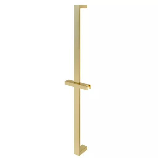 Square Slide Rail Kit  680mm Height - Brushed Brass
