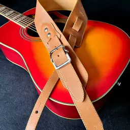 BS79 tan bright twister guitar strap Pinegrove 162457.jpg