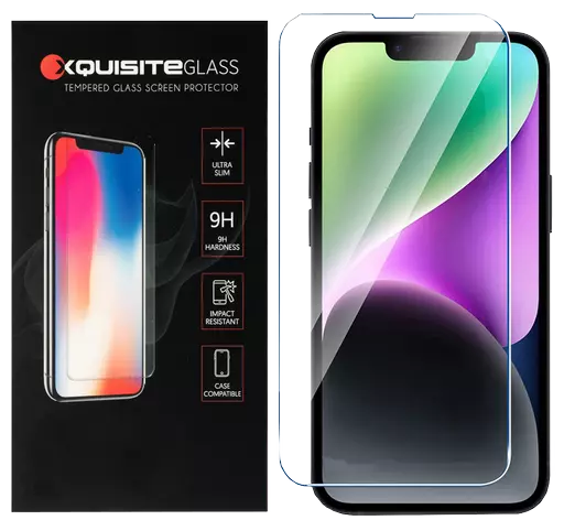 Xquisite 2D Glass - iPhone 14 Plus & iPhone 13 Pro Max - Clear