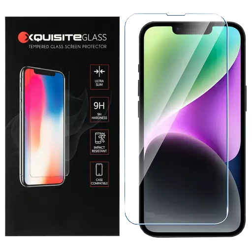 Xquisite 2D Glass - iPhone 14 Plus & iPhone 13 Pro Max - Clear