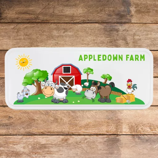 White Pencil Tin - Farm (16 tins)