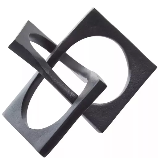 *Decorative Sculpture, Ebba, Matt Black Finish
