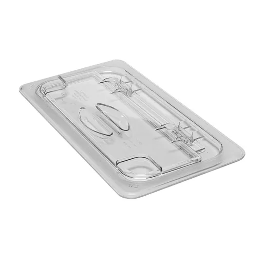 1/3 CLEAR GN SOLID FLIPLID POLYCARBONATE CAMBRO