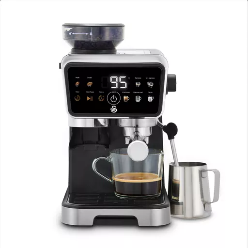 Swan Barista Bean-to-Cup Coffee Machine with Milk Frother