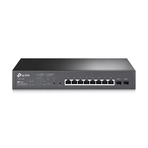 TP-Link JetStream 10-Port Gigabit Smart PoE Switch with 8-Port PoE+