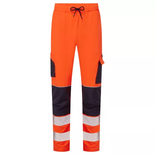 System Hi-Vis Eco Stretch Jogger Orange Trouser