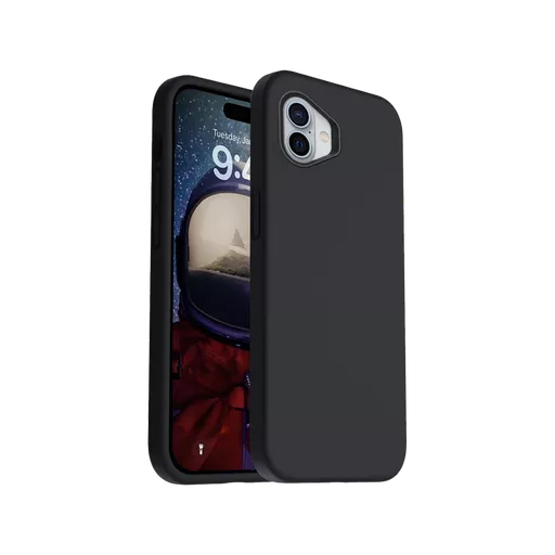 Silicone for iPhone 16 Plus - Black