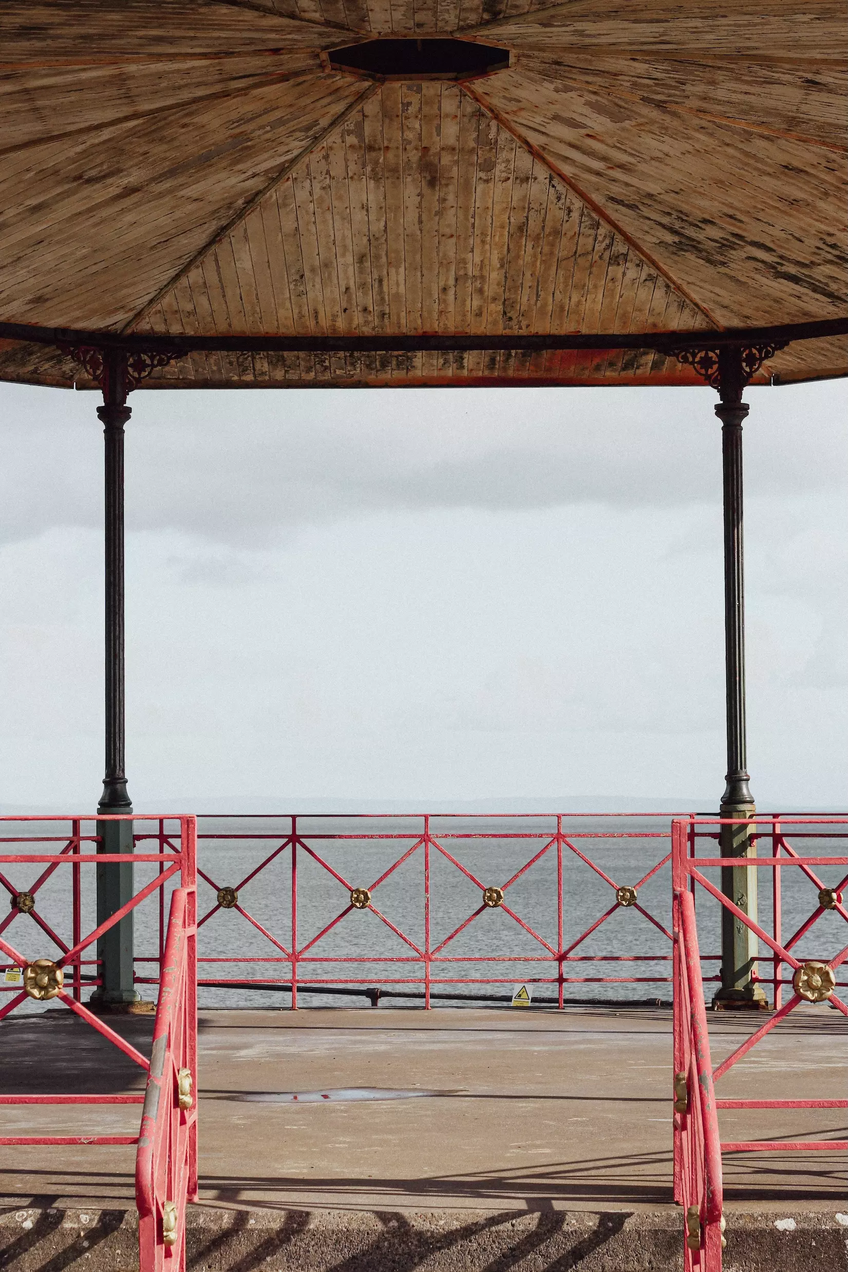 Grandstand at Tenby beach