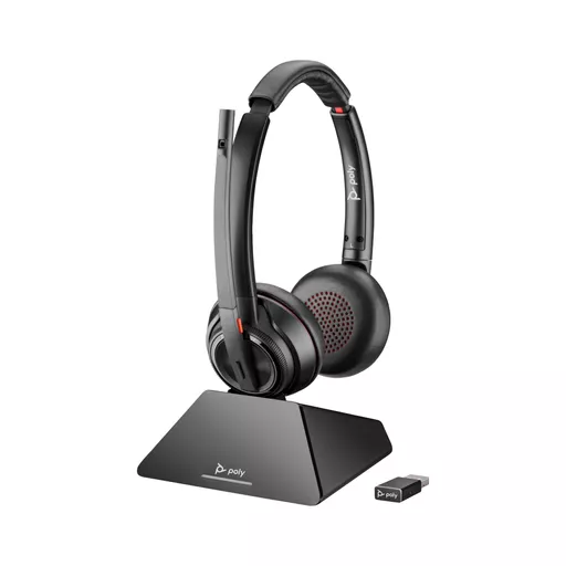 Poly Savi 8220 UC Microsoft Teams Certified DECT 1880-1900 MHz USB-A Headset
