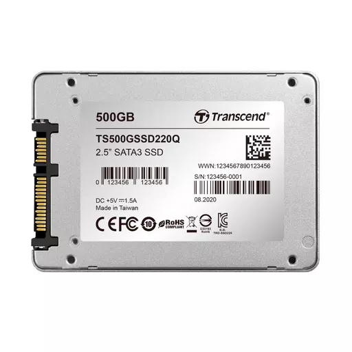 Transcend SATA III 6Gb/s SSD220Q 500GB