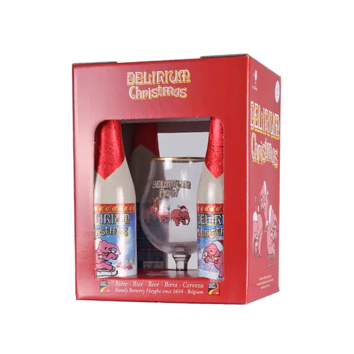 Delirium Noel Gift Pack 4x33cl + 1 Glass