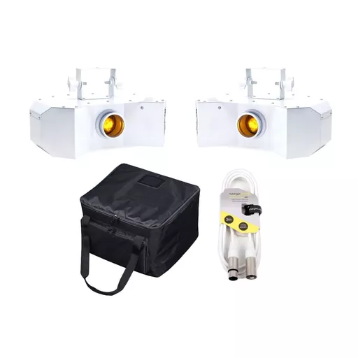 Equinox Helix Twin Pack with Case Bundle (White)