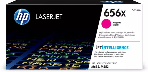 HP CF463X/656X Toner cartridge magenta, 22K pages ISO/IEC 19752 for HP LaserJet M 652